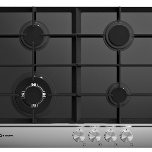 Hob - 60cm size (1018500406) Gas - glass - stainless steel Linear 60